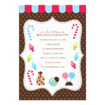 Invitations de partie d'anniversaire de enfant