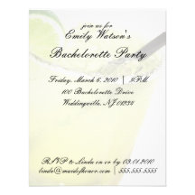 Invitations de partie de Bachelorette de margarita