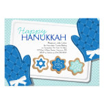 Invitations de partie de biscuit de Hanoukka