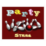Invitations de partie de bowling