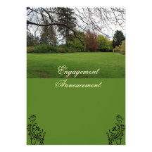 Invitations de partie de fiançailles de ressort