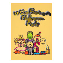 Invitations de partie de Halloween