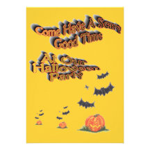 Invitations de partie de Halloween