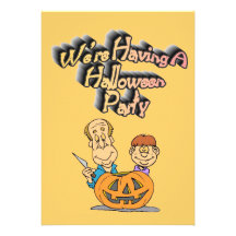 Invitations de partie de Halloween