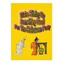 Invitations de partie de Halloween