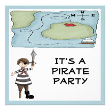 Invitations de partie de pirate