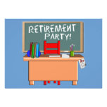 Invitations de partie de retraite de professeurs