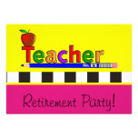 Invitations de partie de retraite de professeurs