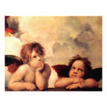Invitations de Sistine Madonna d'anges de Raphael