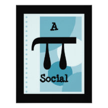 Invitations de Social de tarte de partie ou d'avan