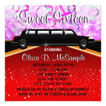 Invitations de star de cinéma de tapis rouge de ch