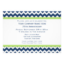 Invitations d'entreprise de fête d'anniversaire bl