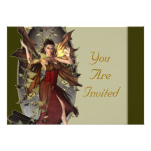 Invitations d'événement de féerie d'hiver