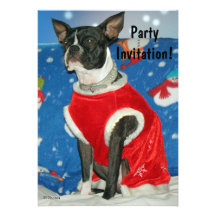 Invitations du patron de Père Noël