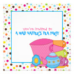 Invitations du thé du chapelier fou