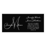 Invitations élégantes de mariage de monogramme