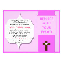 Invitations faites sur commande assez roses de Bap