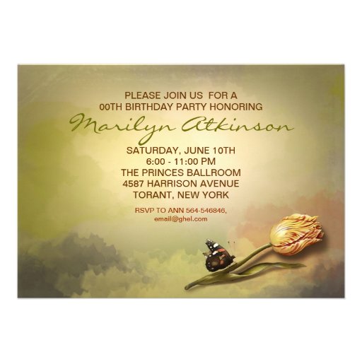 invitations faites sur commande vintages uniques p