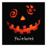 INVITATIONS FAITS SUR COMMANDE - citrouille en spi