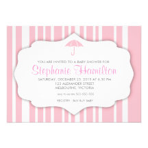 Invitations faits sur commande de douche de bébé d