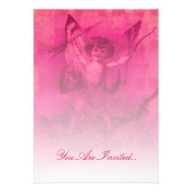 Invitations féeriques vintages de mariage