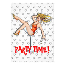 Invitations - fille dans un Martini, Olivia