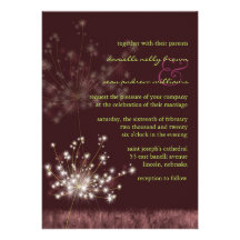Invitations florales de mariage de Bourgogne de pi