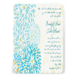 Invitations florales modernes de mariage de chrysa