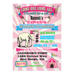 Invitations GIrly de partie de style d'affiche de 