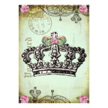 Invitations majestueuses de couronne royale