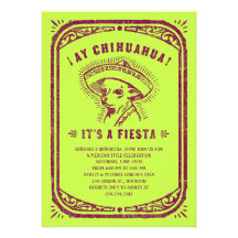 Invitations mexicaines de partie