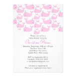 Invitations mignonnes de baby shower de fille de b