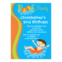 Invitations mignonnes de fête d'anniversaire de ré