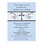 Invitations modernes de communion pour des garçons