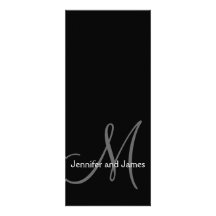 Invitations modernes de mariage de monogramme