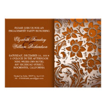 invitations modernes élégantes de fiançailles