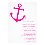 Invitations nautiques de mariage d'ancre de bateau
