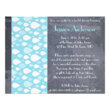 Invitations nuptiales customisées de douche