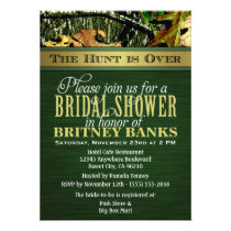 Invitations nuptiales de chasse vertes de douche d invitations