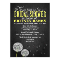 Invitations nuptiales de douche de pissenlit de ta invitations
