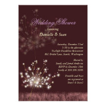 Invitations nuptiales modernes de douche de pissen