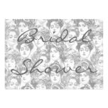 Invitations nuptiales nuptiales de douche de fille