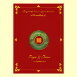 Invitations orientales de mariage de bonheur de do invitations