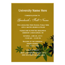 Invitations pour la cérémonie (convocation)