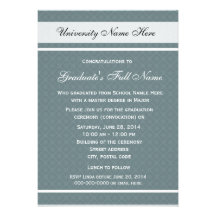 Invitations pour la cérémonie (convocation)