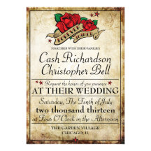 Invitations roses de mariage de balancier de tatou