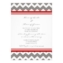 Invitations rouges grises de partie de fiançailles