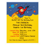 Invitations sages d'anniversaire de bateau de Rock