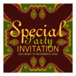 Invitations spéciales de partie de déesse de déser