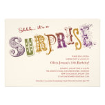Invitations uniques de fête